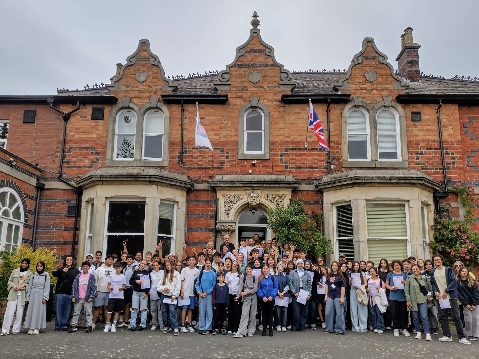 Anglotec Academy students and staff group photo